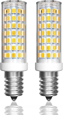 Lamptobe Ampoules LED E14 C7 0,5W - Équivalent 5W - Lumière Blanche Chaude 2200K - Économie D'Énergie 88% - Lot Non Dimmable - Longue Durée De Vie