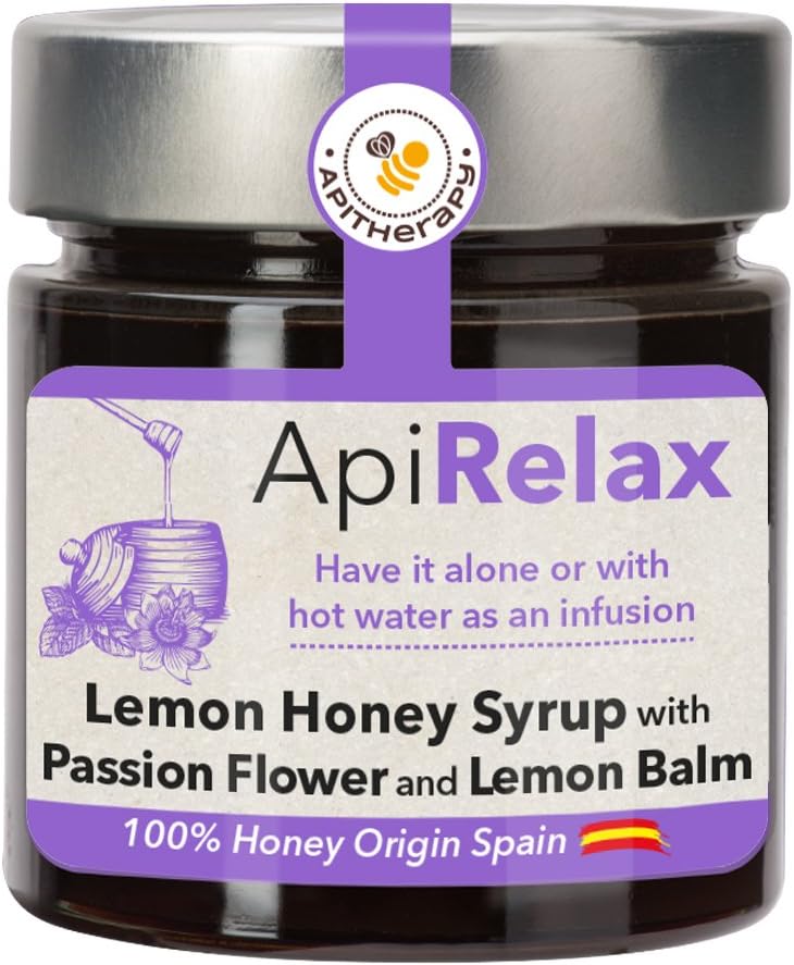 “ApiRelax” Lemon Honey Syrup with Lemon Balm and Passion Flower, 300g