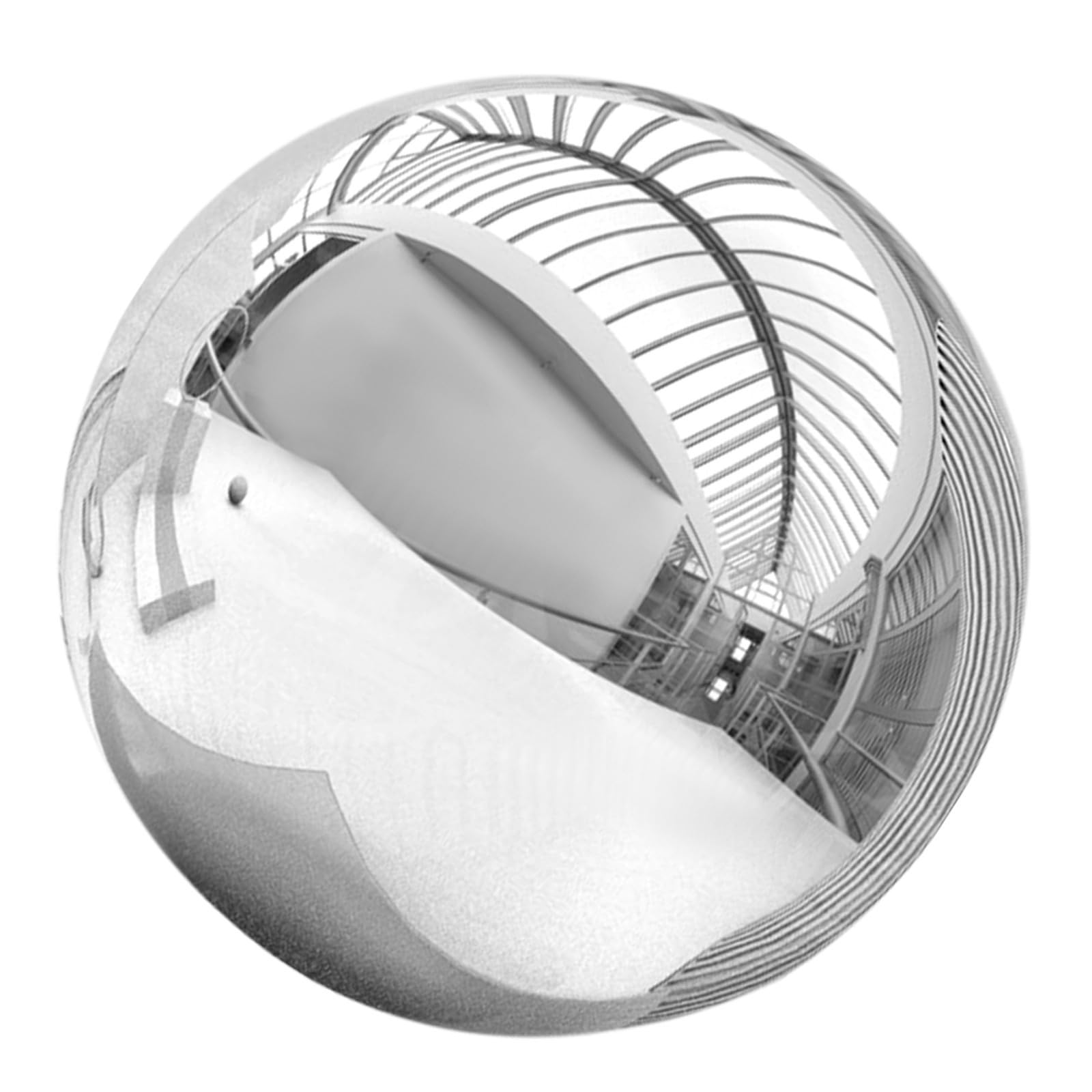 Bola reflectante para jardín de acero pulido para crear un centro de mesa elegante exterior