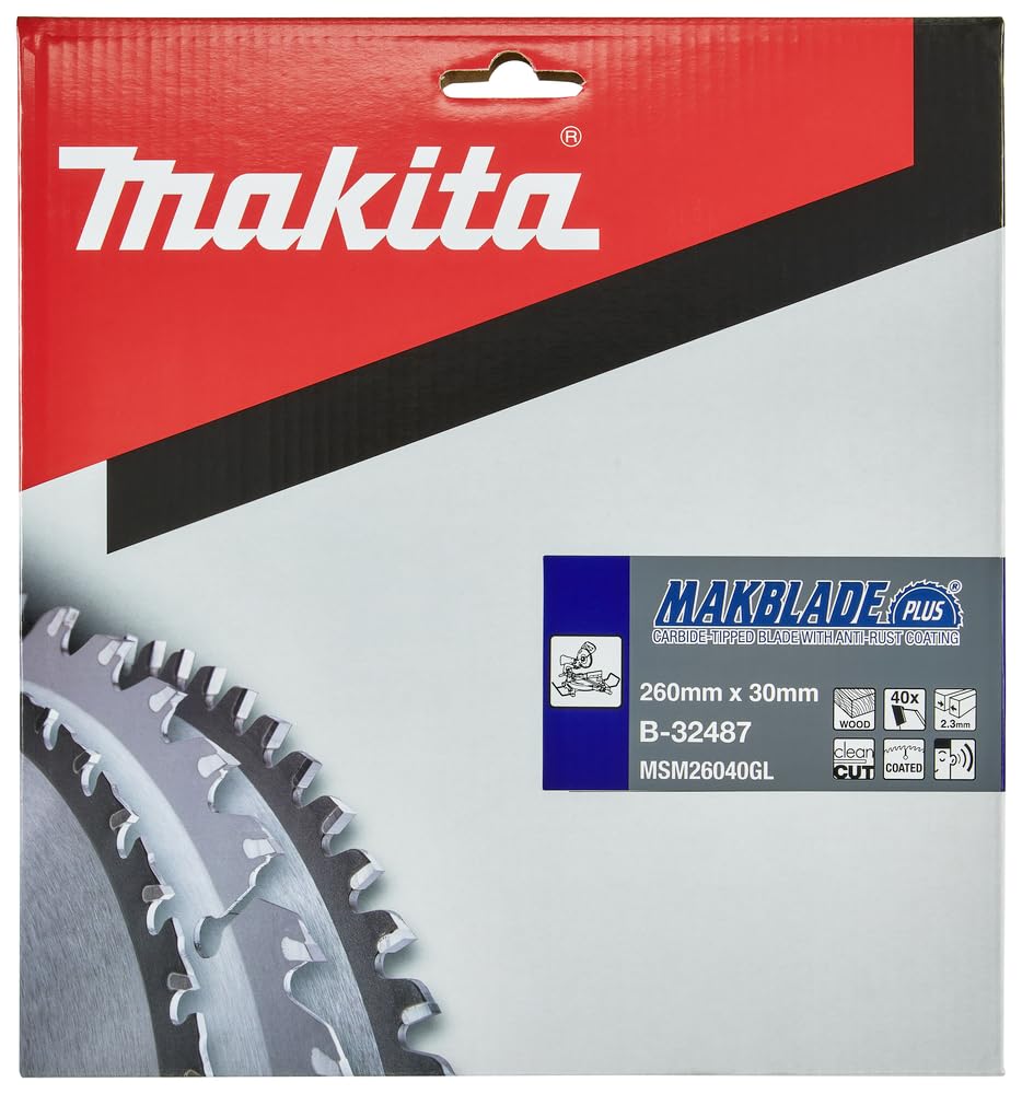Makita B-32487 Makblade brzeszczot do piły 260 x 30 x 40 Z, 32 x 380 mm