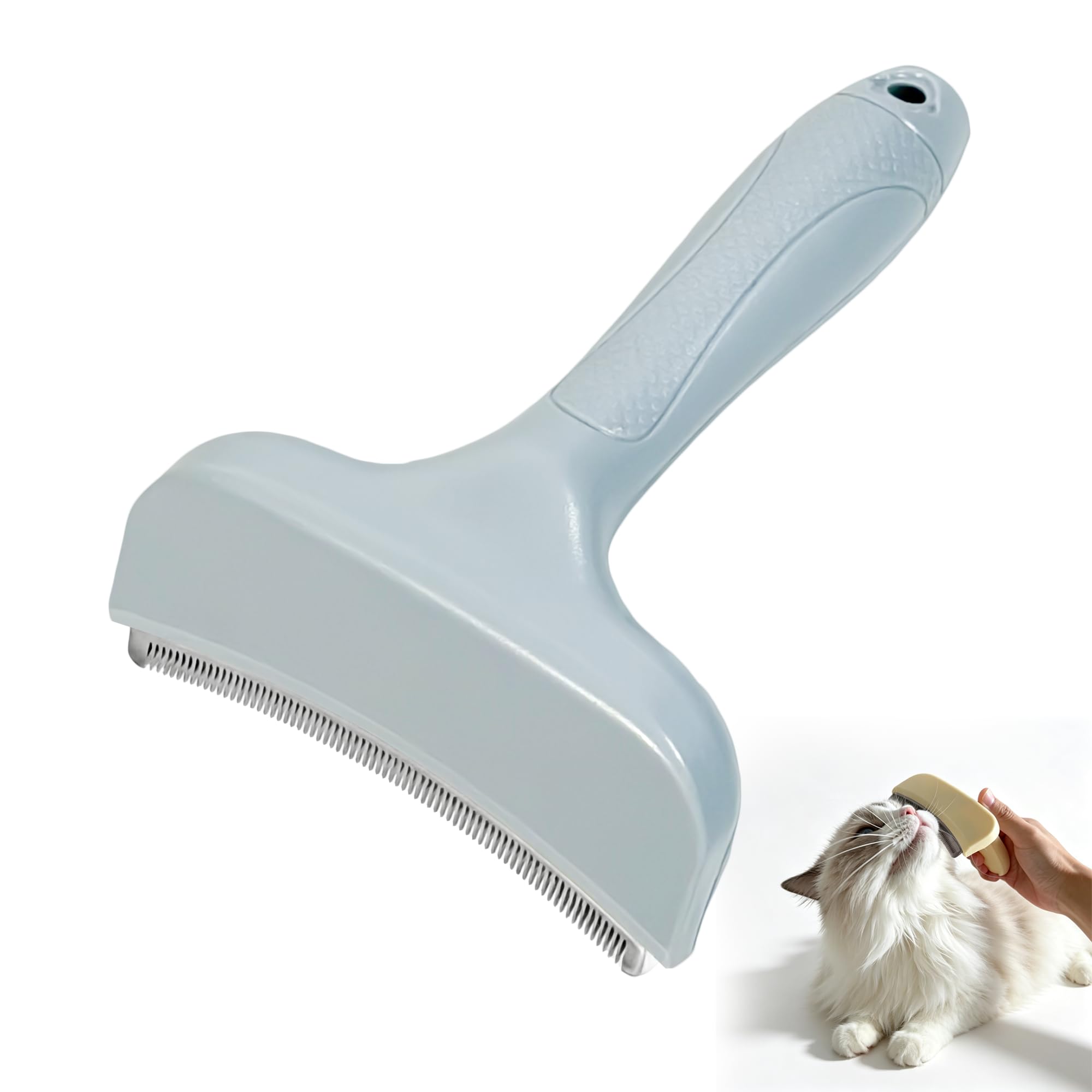 ETIALURE Cat Deshedding Brush for Undercoat, Pet Hair Remover
