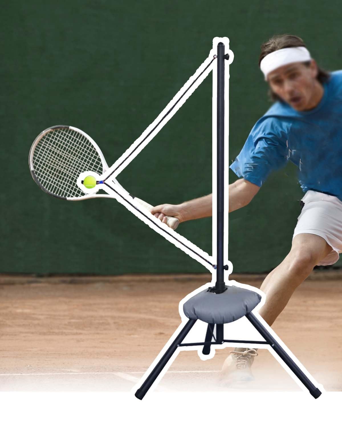 Allenatore Di Tennis Susian - Strumento Di Allenamento Con Rimbalzo Per Pratica Individuale - Foto 8