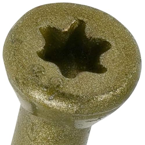 Miniatura 5 de Power Pro 48630 Tornillos de molde, #8 x 1-58", tornillos multiusos para madera, cubierta, compuesto y moldura exterior, resistente a la corrosión,