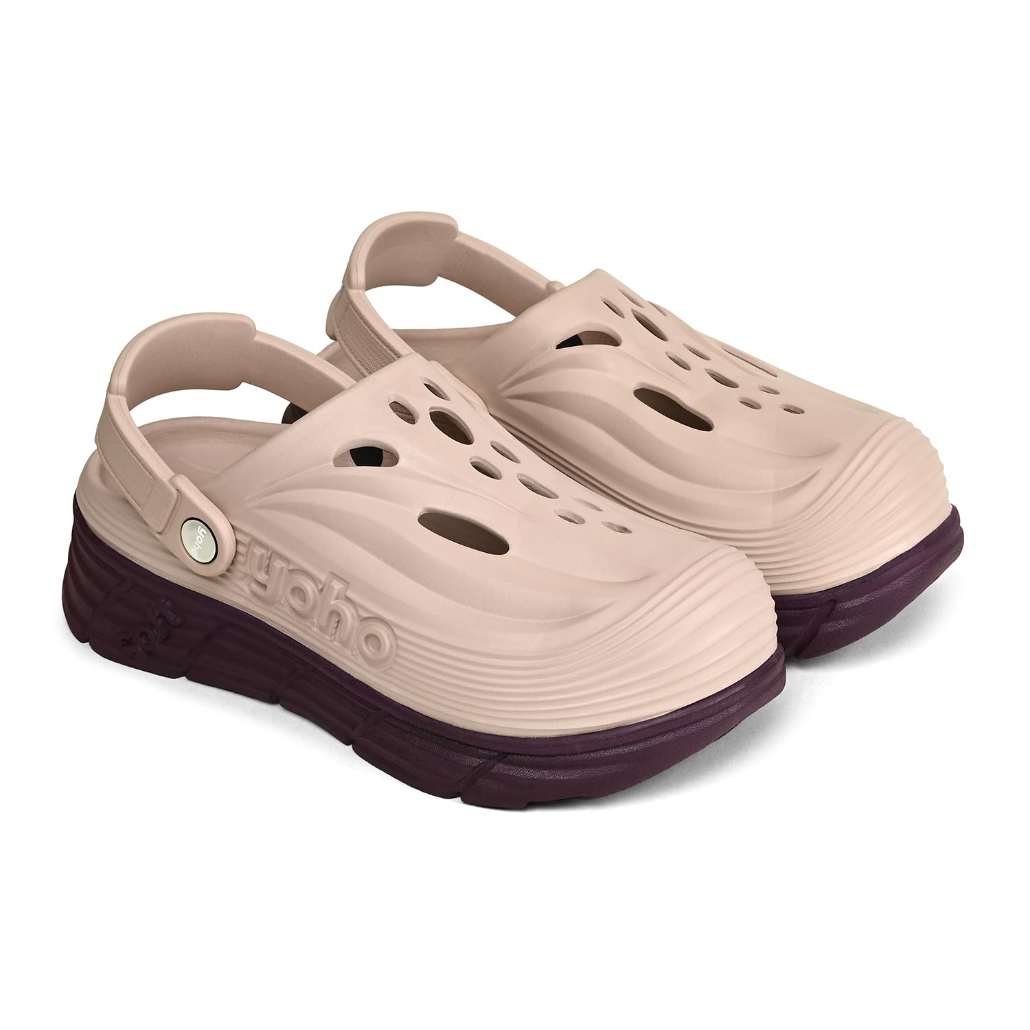 yoho Women's Clogs Scoops | Lightweight, Soft on Skin, Comfortable & Waterproof Sandals | Everyday Use Footwear for Ladies & Girls-picture-2