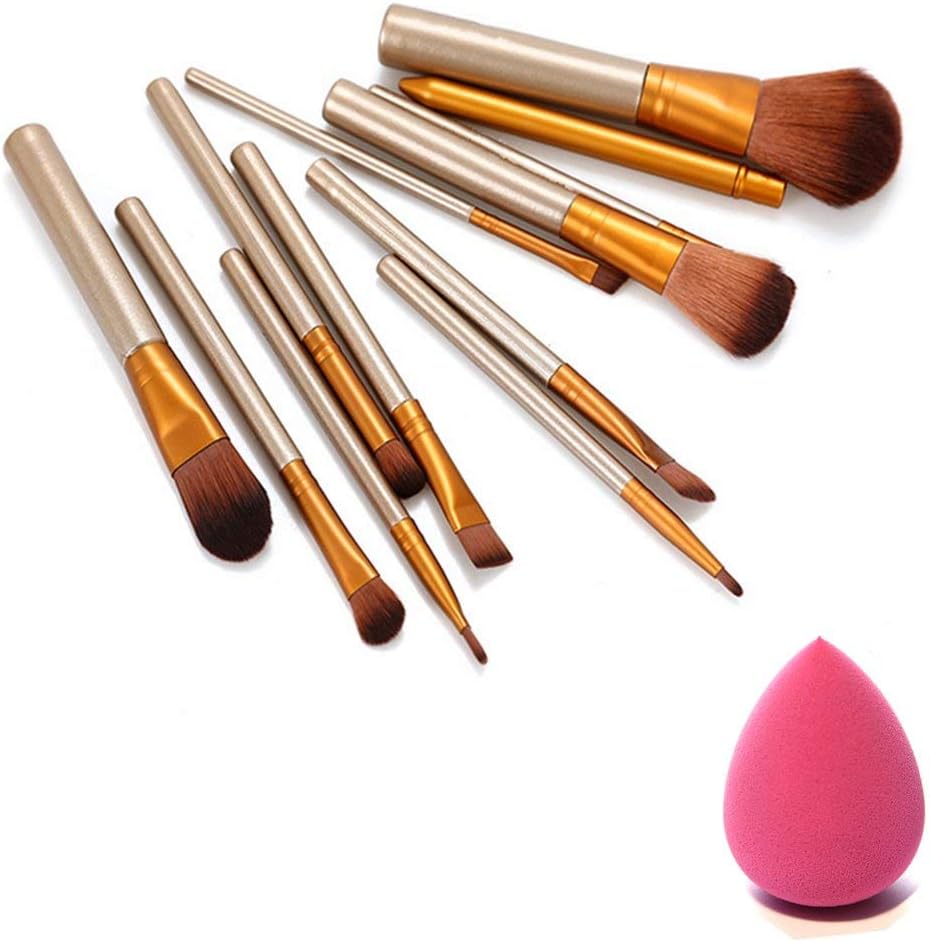 TRENDY TROTTERS Hello Kitty Complete Makeup Mini Brush Kit with a Storage Plastic Box -Set of 7 Pieces