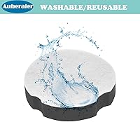 Vista 5 de Paquete de 6 filtros Auberaler de repuesto para aspiradora Bissell Powerforce Compact Lightweight Vertical 1520 2112, Bissel Turbo sin bolsa 2690