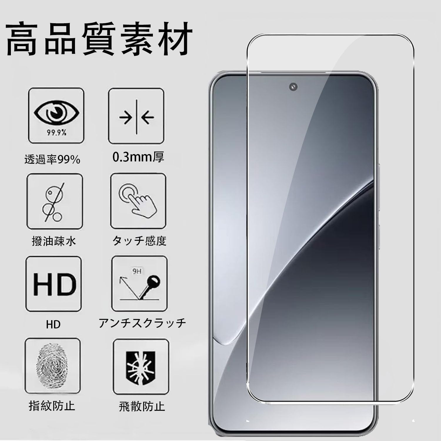 Amazon | 【2024新登場】(2枚入り)For Xiaomi 15 Pro 保護フィルム
