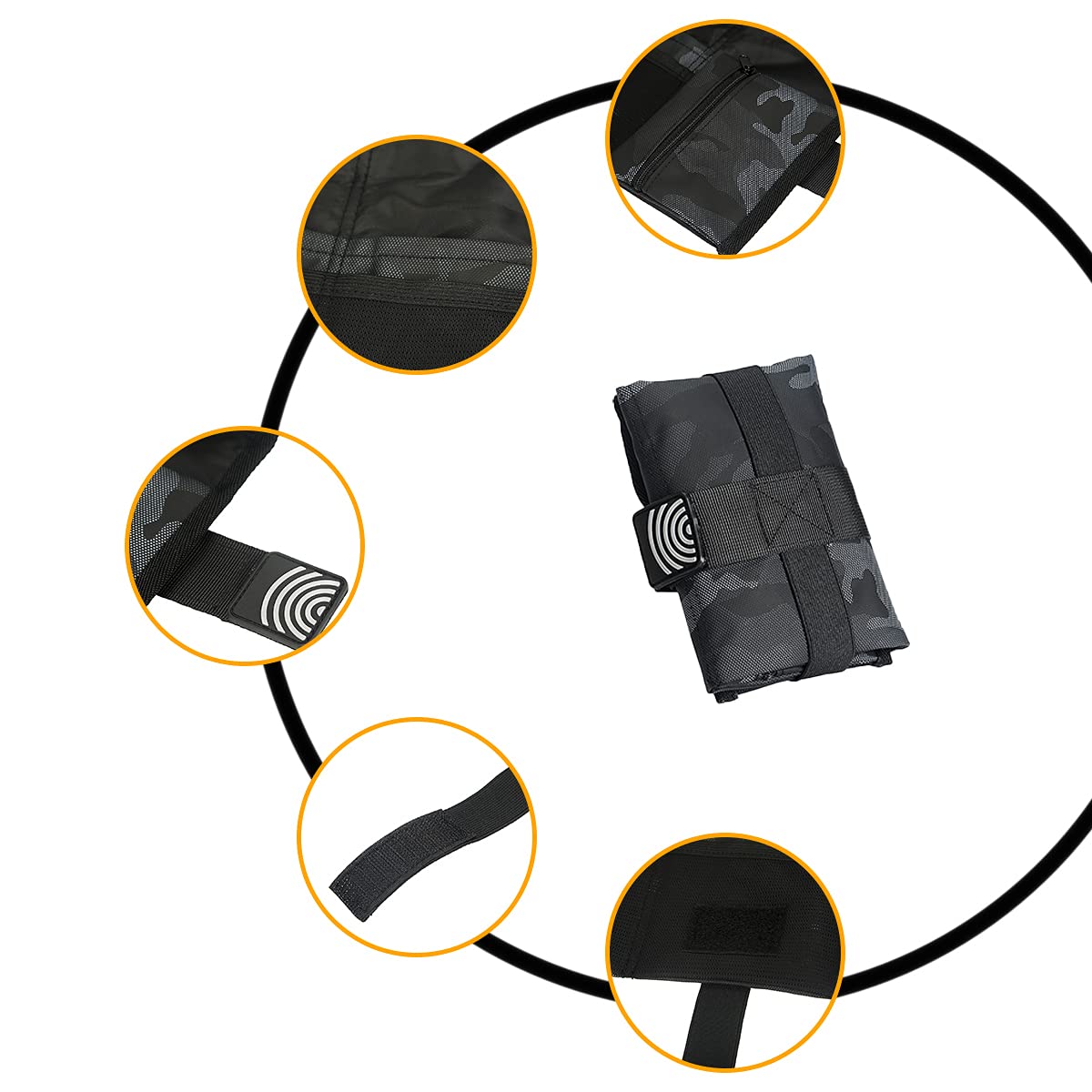 Sac à Outils Vélo Prophete Avec Kit De Réparation - 21,5x7,5x9 Cm - Inclut Pompe, Clés, Démonte-pneus Et Rustines - 3