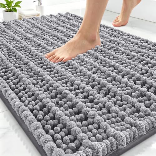 Smiry Bathroom Rugs 30X20, Extra Soft Rubber...
