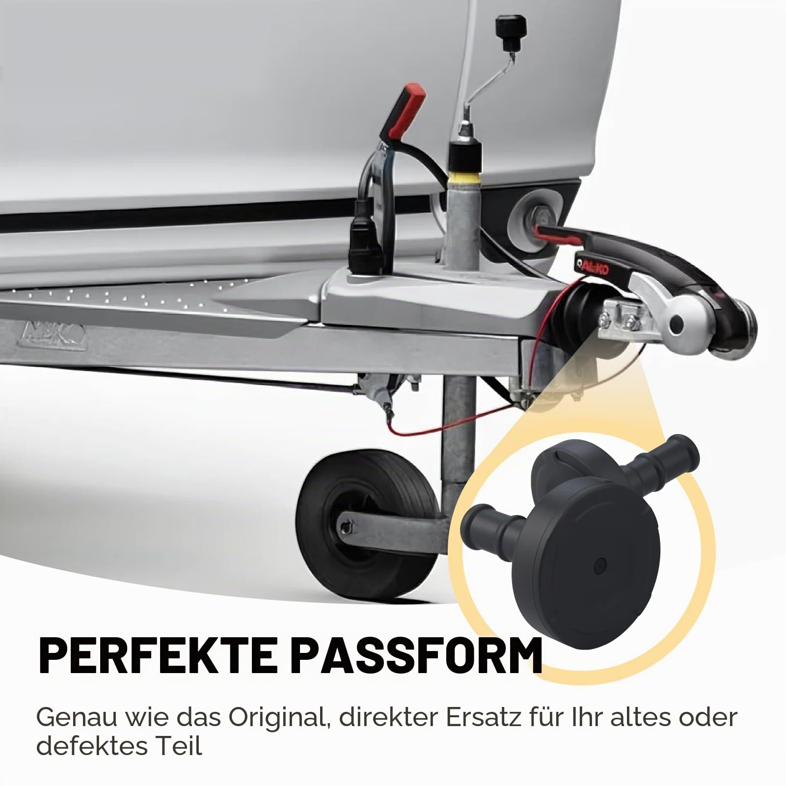Reibbeläge set Kompatibel mit 2004 3004 3504 Caravan Front Hinter Reibbeläge und Seiten Reibbeläge ​​Bremsbelagsatz für Stabilisatoren​​ 1220755 691418 (14)