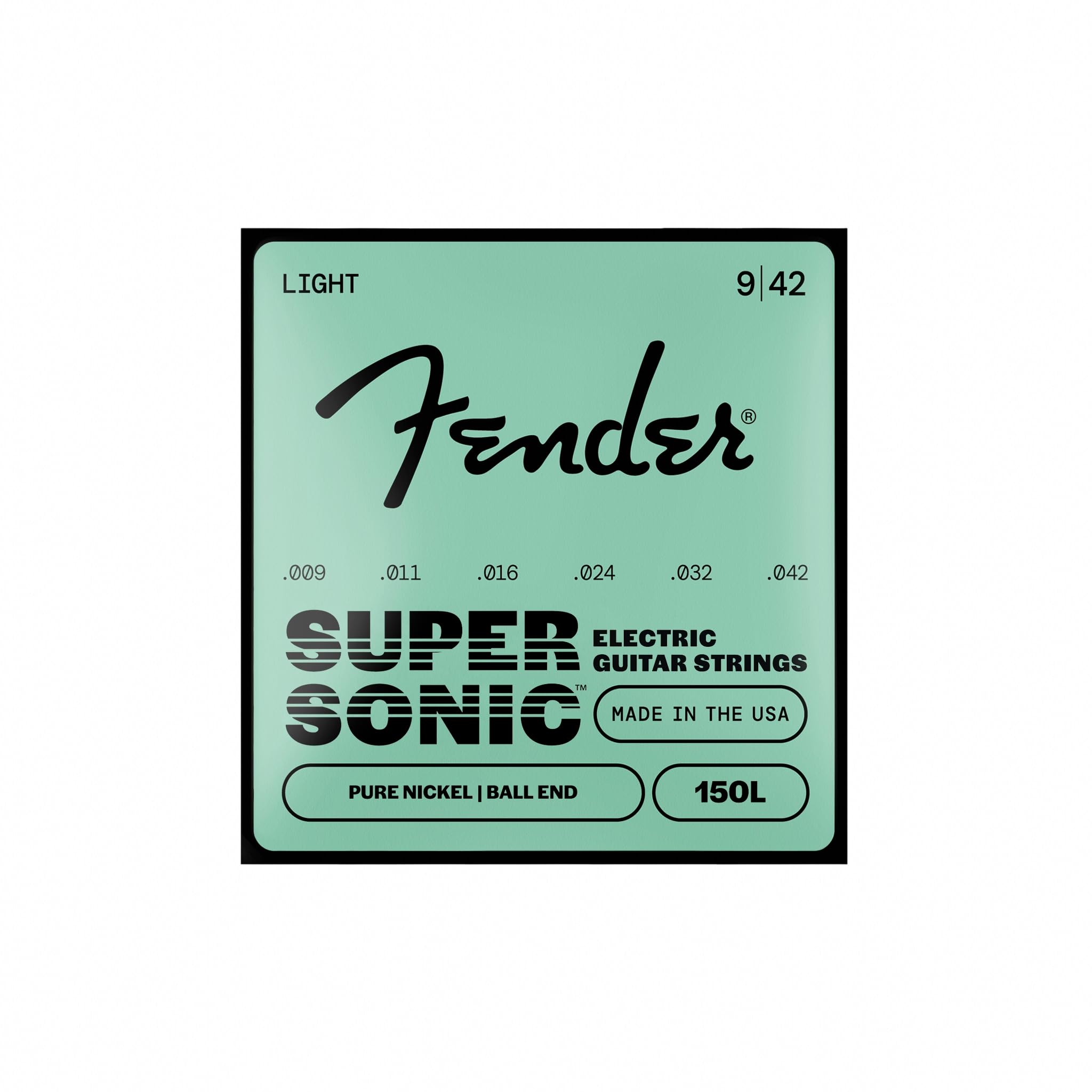 Fender 150 Nickel Wound Electric Guitar Strings Light 9-42