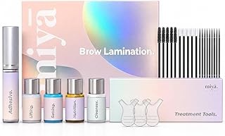 MIYA LASH | Brow Lamination Kit | Professional Eyebrow Lamination with Keratin | DIY Brow Lift Kit | Fuller, Thicker Brows...