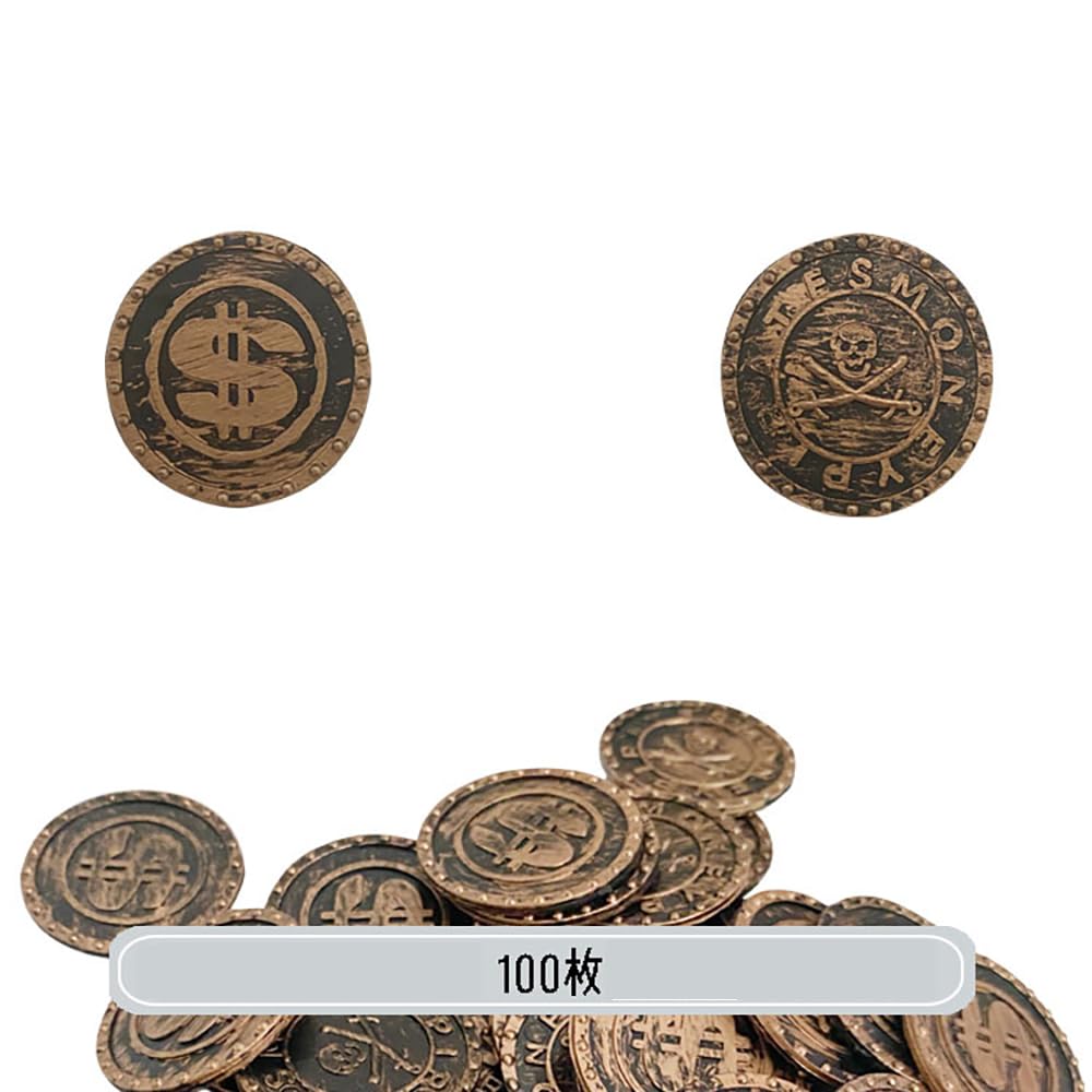 Amazon.co.jp: 金・銀・銅 コイン 300枚セット 直径 3cm おもちゃ 金貨 