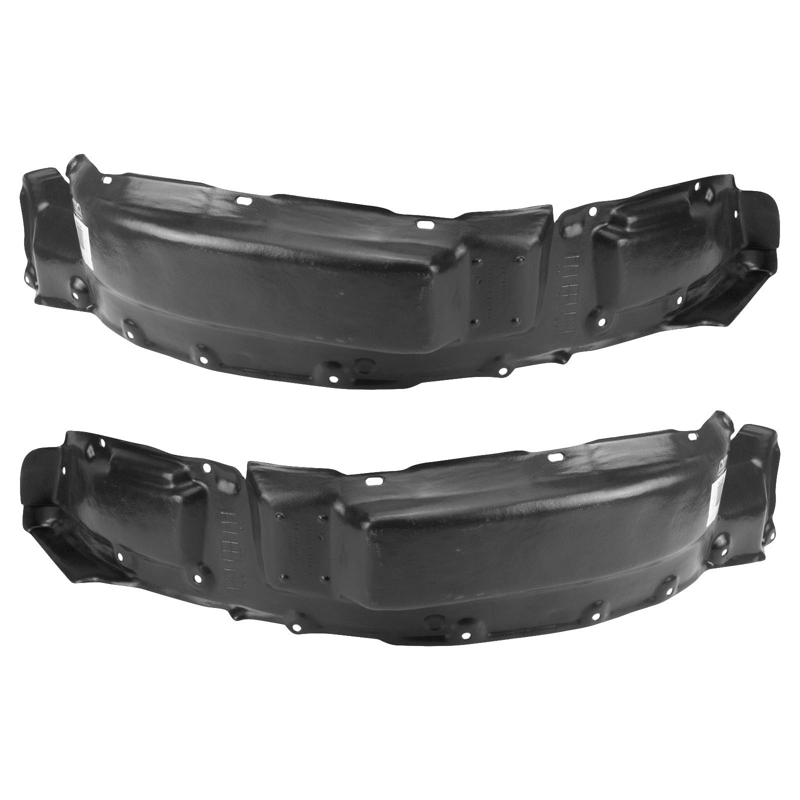 TRQ Front Inner Fender Liner Set Compatible with 1998-2007 Toyota Land Cruiser TO1248114 TO1249114