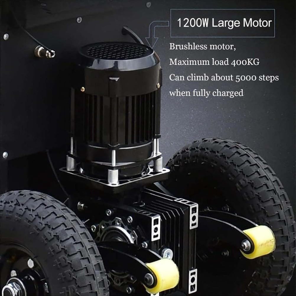 Electric Stair Climbing Hand Trucks Dolly Cart, with Telescopic Handle, Effortless Heavy Load Transport, for Moving Furniture Fridge Appliance,001