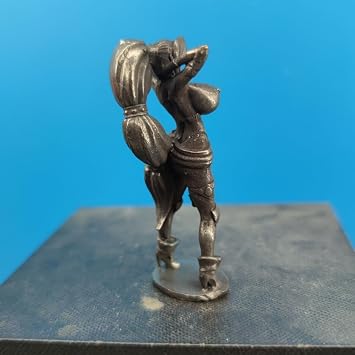 Brass Sexy Big Breasted Semi-Nude Female Women Figurines,Metal Thong Beauty Sculpture Miniatures Statue Body Art Crafts Desktop Car Decoration