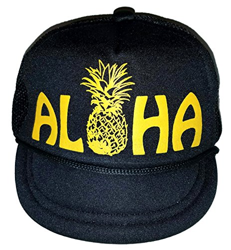 Baby Infant Newborn Aloha Mesh Trucker Hat Cap Snapback Hawaii Pineapple