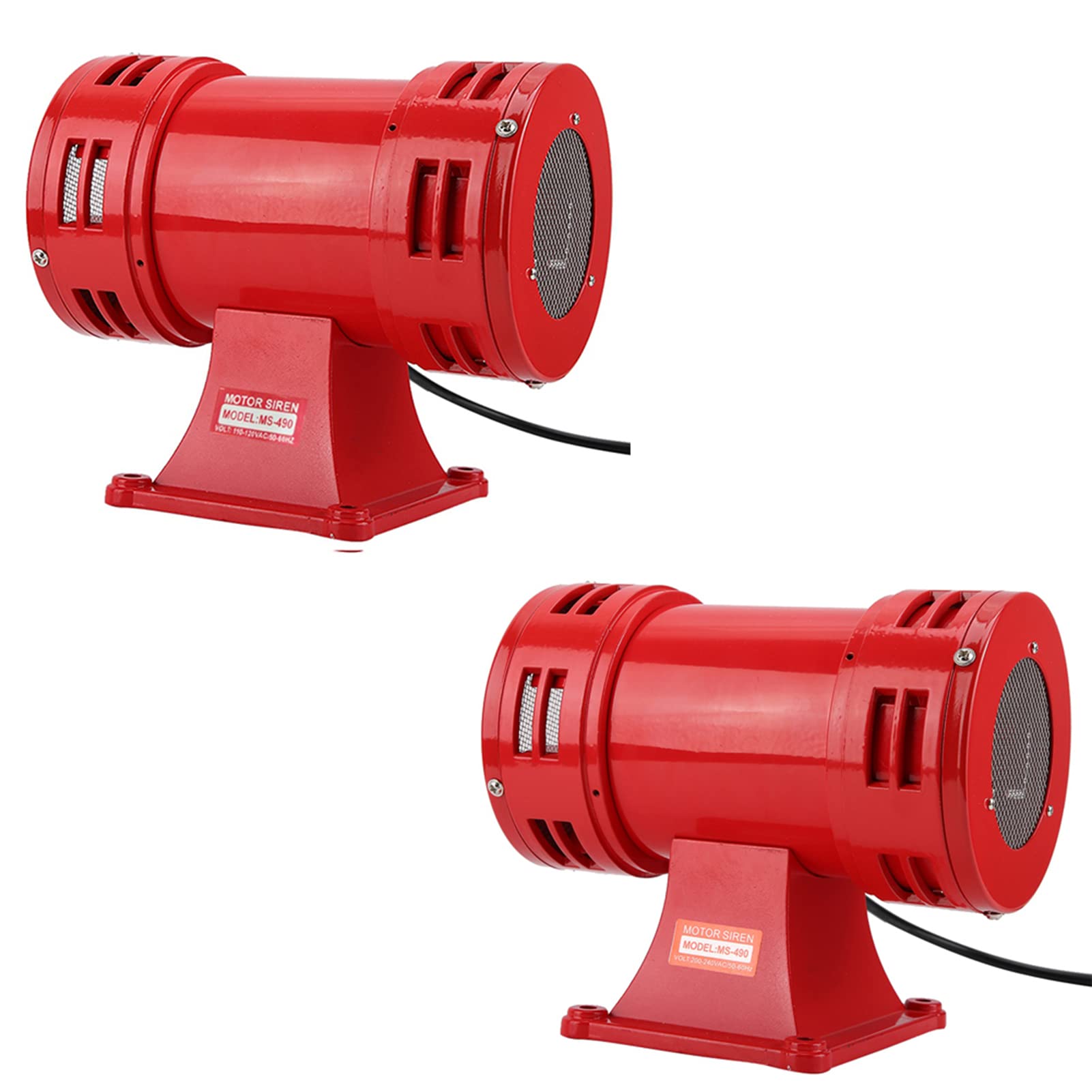 150 dB de seguridad industrial, sirena accionada por motor, señal continua LED industrial, alarma eléctrica (220 240 V), #-02, 220-240 V