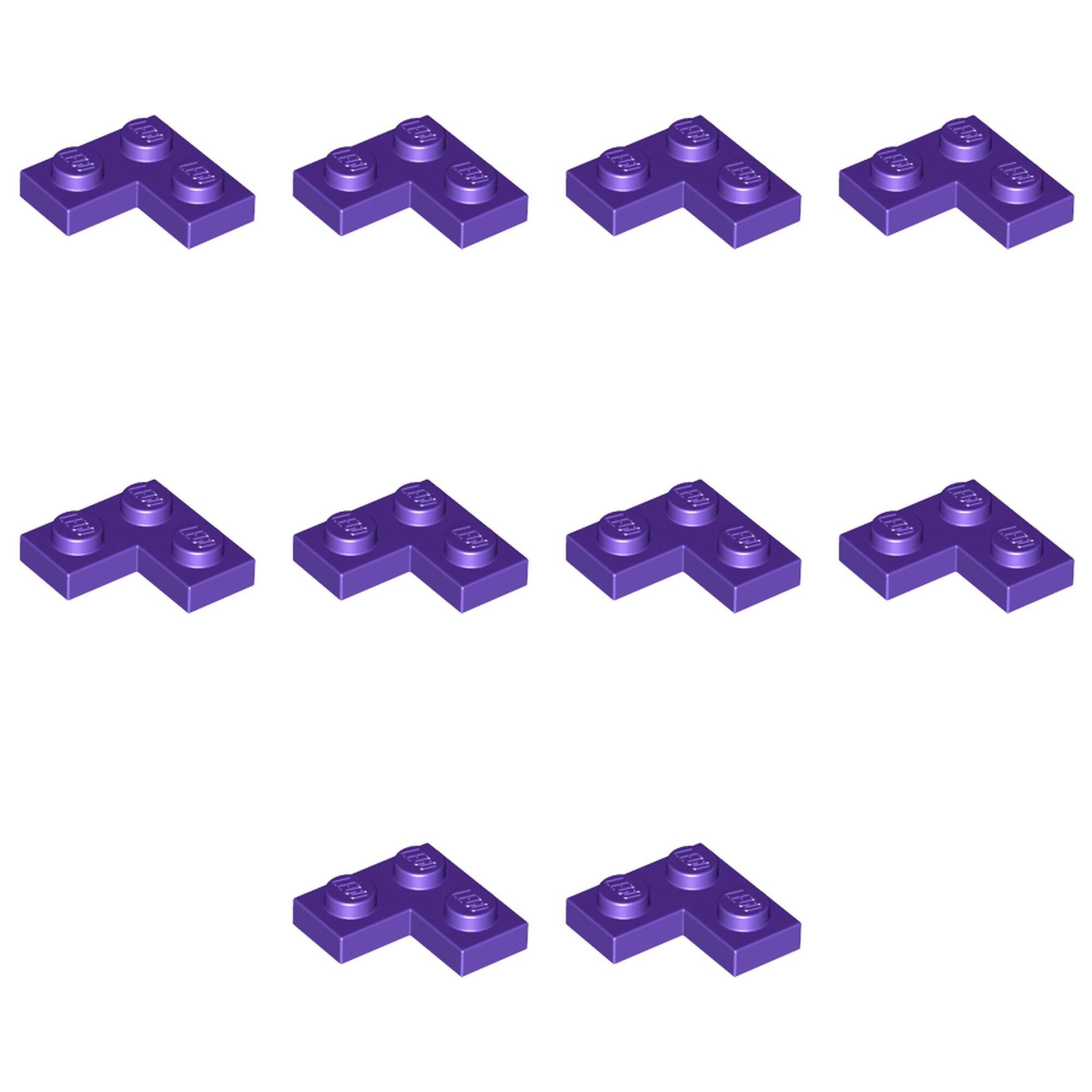 LEGO Plate 2 x 2 Corner, Part 2420 (Dark Purple, 10, count) — image 1