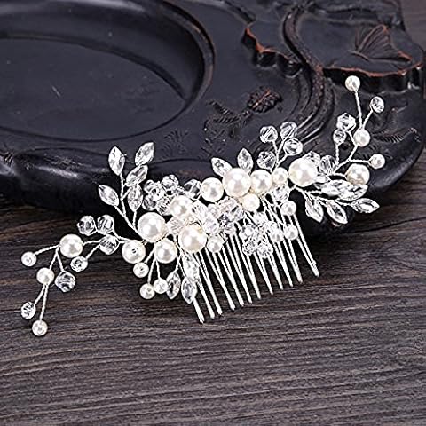 Samidy Bridal Flower Hair Clips with Pearls Cover