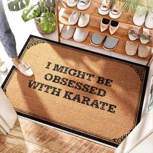 Tapis d'extérieur lavable de qualité supérieure au motif Karate Stripe - 2