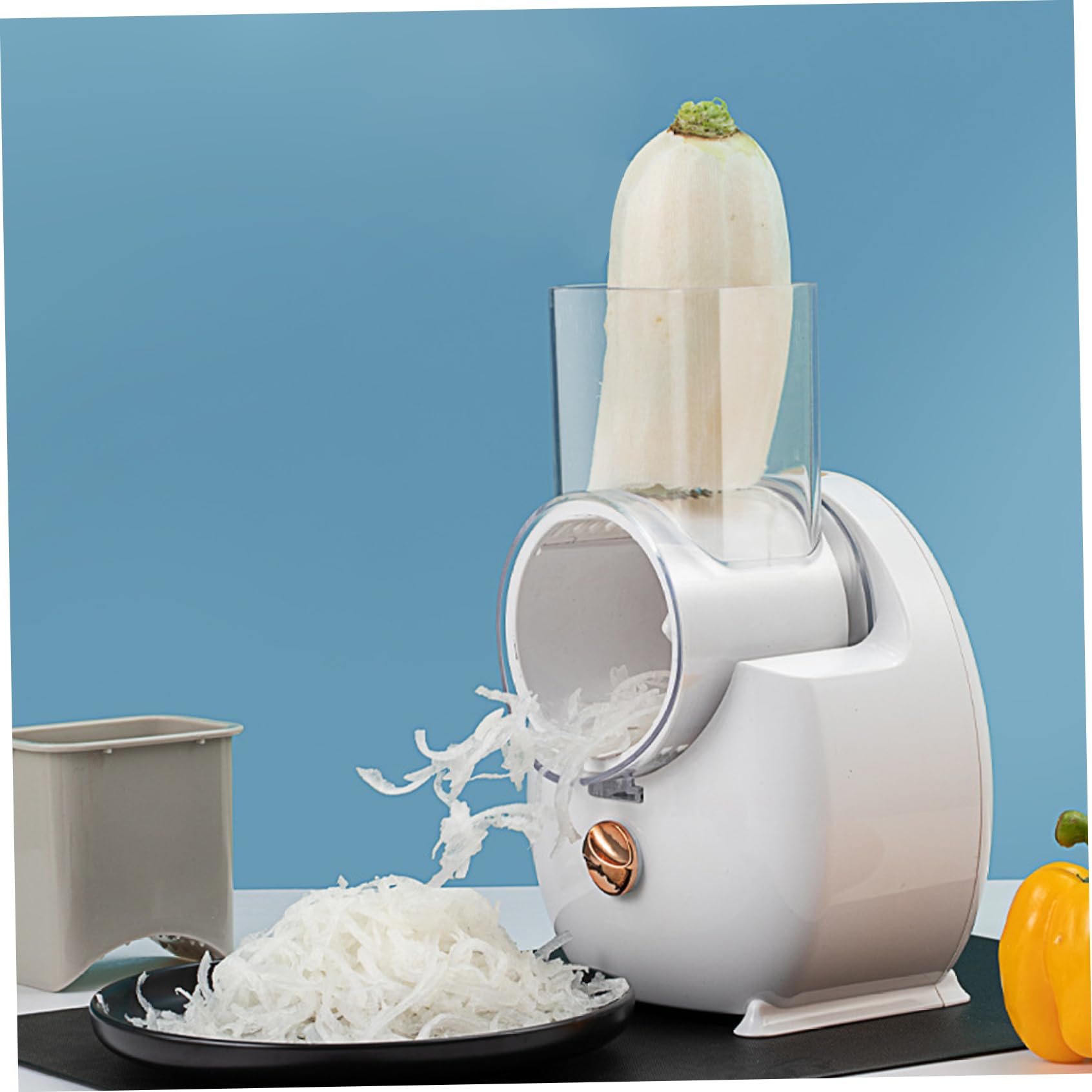 Râpe à Fromage Électrique Râpe à Fromage Automatique Amovible avec 3 Lames de Formes Différentes Rechargeable par USB pour Fruits, Légumes Électrique, Automatique