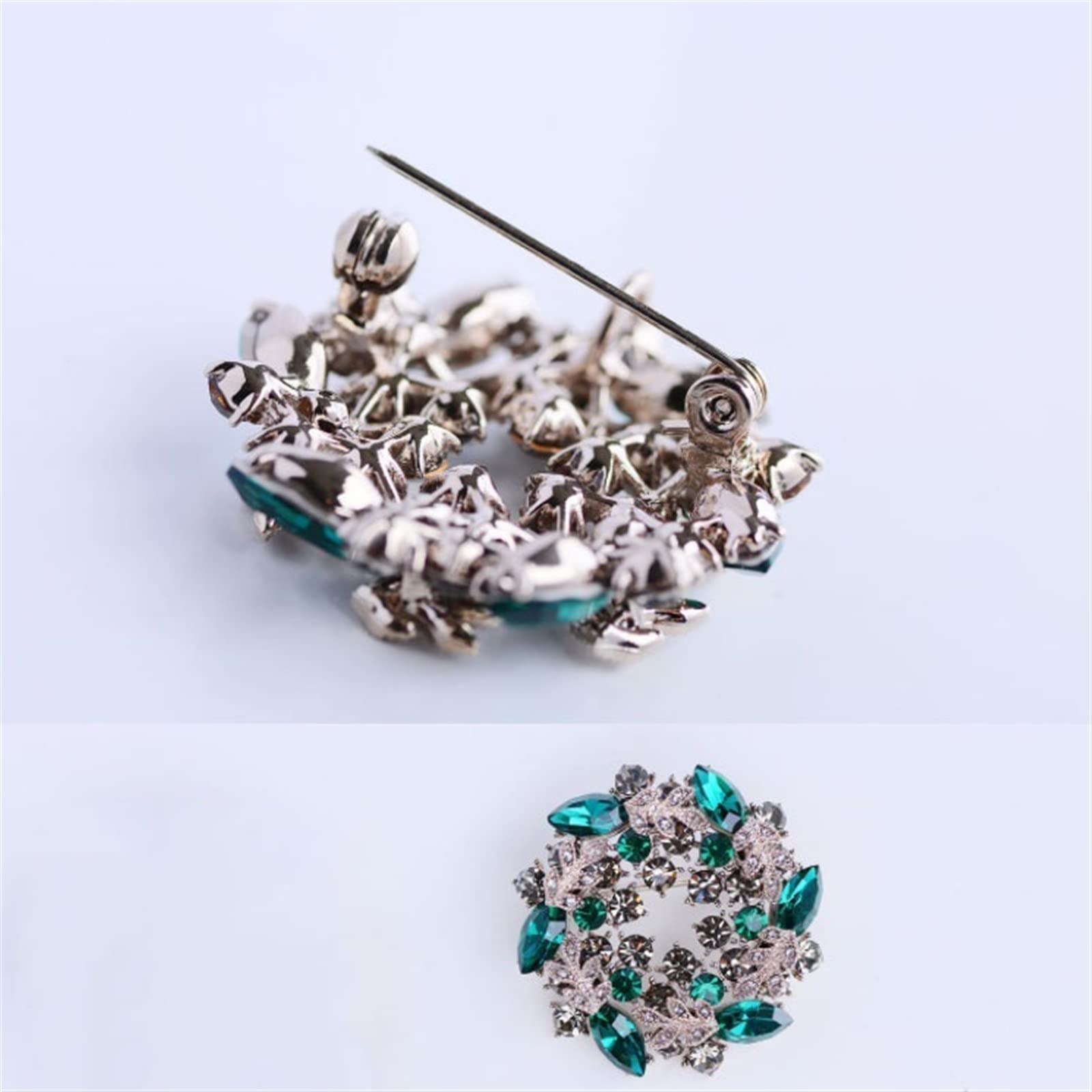 WXKAGF Broches de Mujer, Broche de Bauhinia de Estilo Vintage, Broche de Flores Exquisito y Lujoso de Alta Gama para Mujer, Accesorios para Traje y Vestido, Broche
