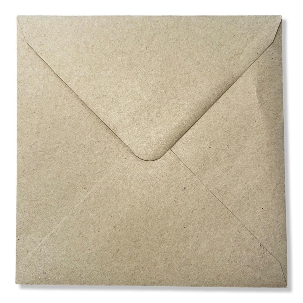 Luxury Square 14 x 14 cm 140 x 140 mm 110 GSM (Kraft, 1000)