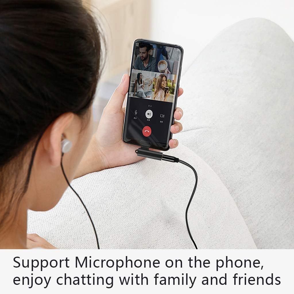 USB C to 3.5mm Headphone Adapter Compatible with Galaxy Note 10/10+/S20/20+/20 Ultra/Note 20 Ultra, Google Pixel 4 4XL 3 3XL 2 2XL,OnePlus 7T 7T Pro 6T 7 7 Pro 8 Pro, Moto, Essential