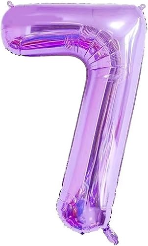 Vista 22 de Juego de globos morados de corona del número 3 de 40 pulgadas, globos de tercer cumpleaños para niñas, globos decorativos de celebración