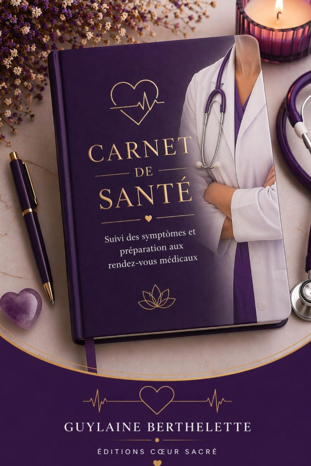 Carnet de santé – Suivi complet de votre santé: Symptômes, médicaments, rendez-vous médicaux et préparation aux consultations