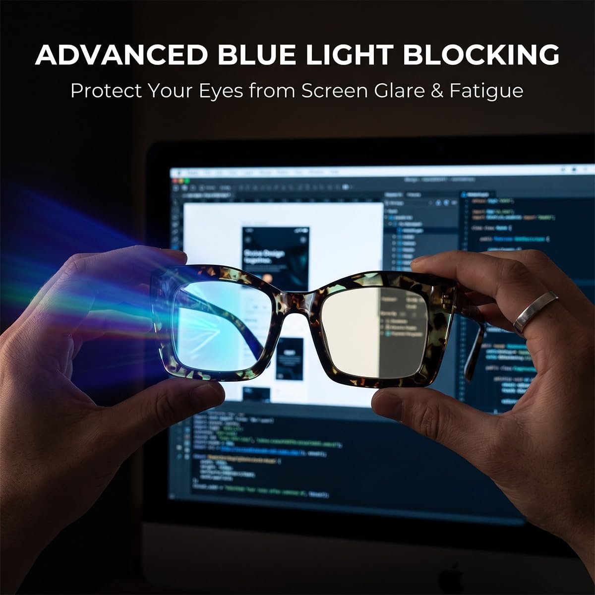 Gafas de Lectura para Mujer, Gafas de Presbicia Ojo de Gato Filtro Luz Azul | Montura ligera con bisagras de muelle, antifatiga para ordenador y pantallas