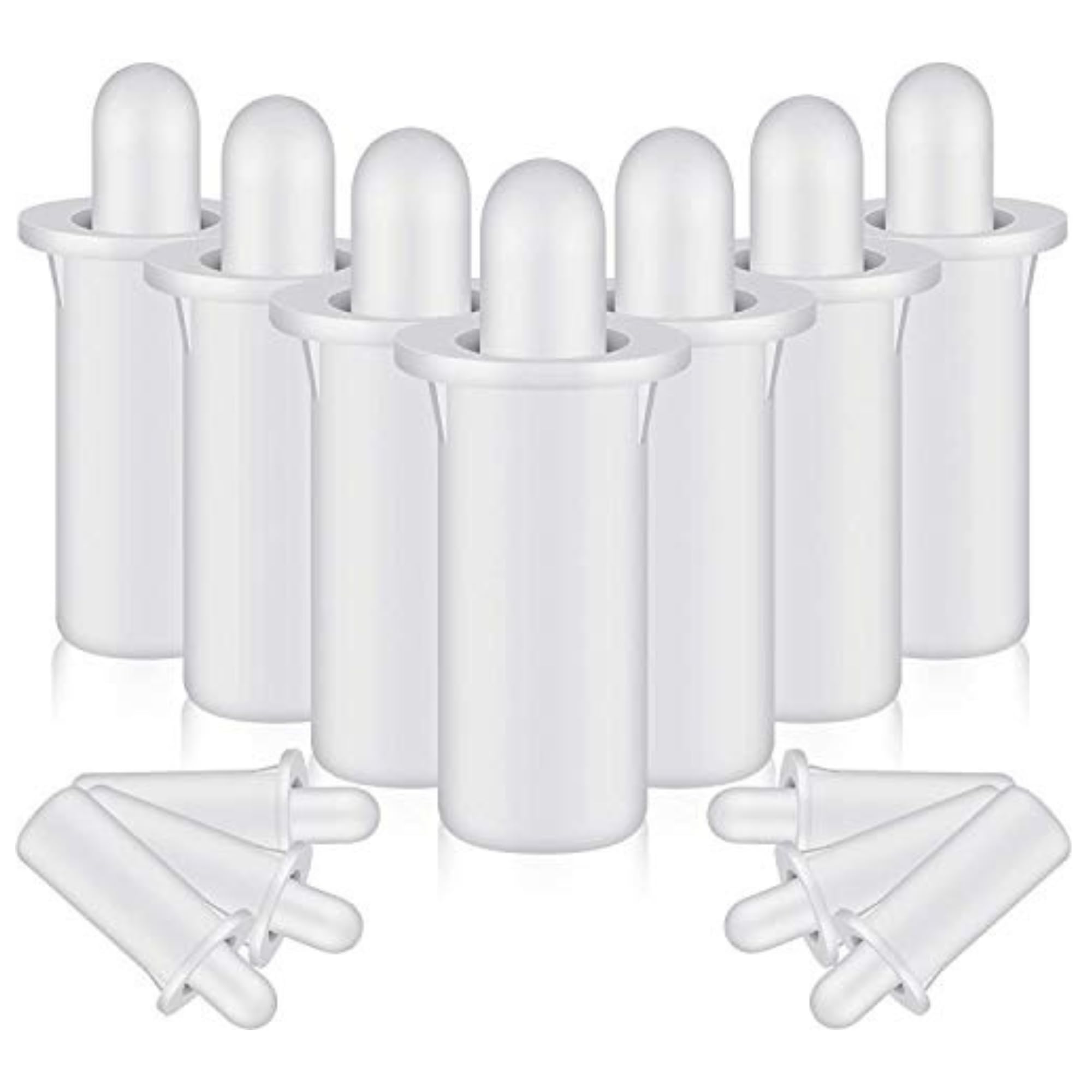 Nrm White Plantation Shutter Spring Loaded Louver Repair Pins 15Mm X 6Mm (Pack Of 10) – Replacement Shutter Pins For Plantation Shutters (Wood, Mdf & Pvc)