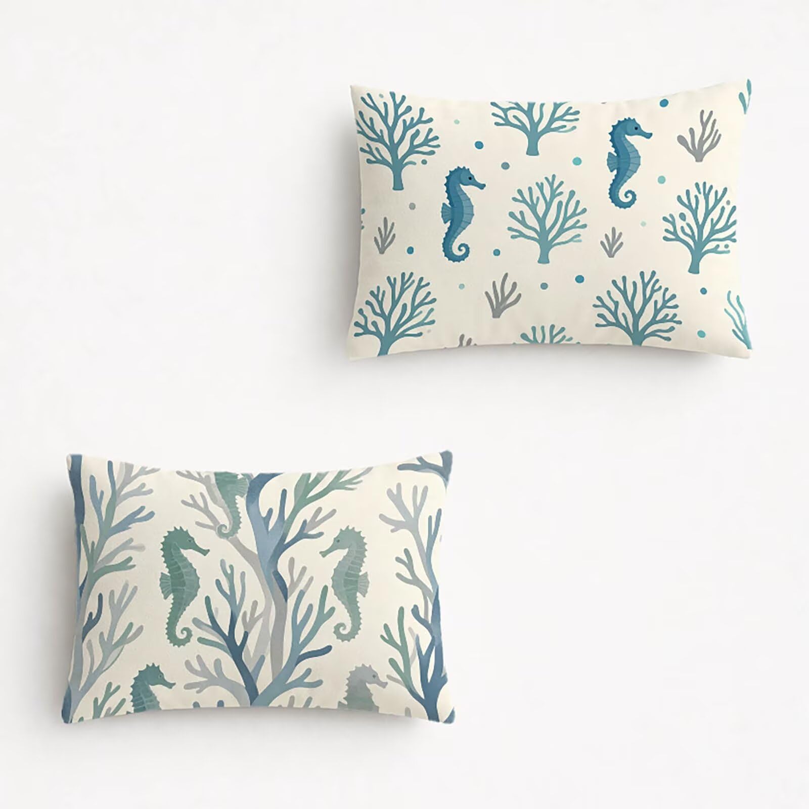 Funda de almohada coral 70x40 cm de alta calidad para decoración