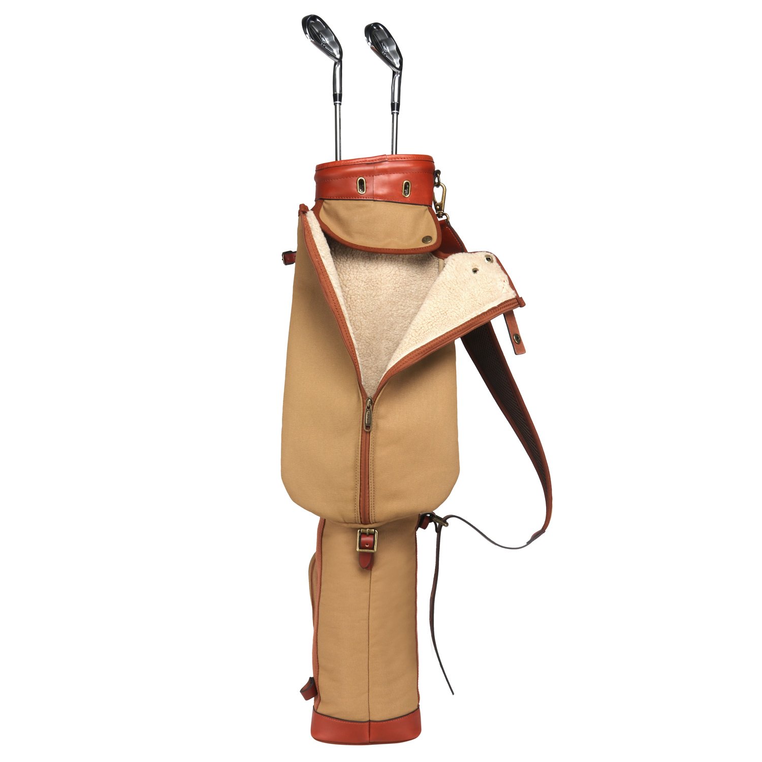Tourbon Wasserdichte Canvas Golf Club Reisetasche mit weich gepolstertem Schultergurt