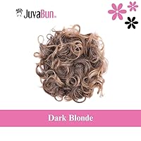 Vista 33 de JUVABUN Moños de pelo rizado con clip, rubio playa, para moños, pieza de cabello para moños, moño rizado, uso diario, lavable y realista, clip