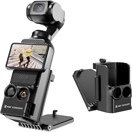 K&F Concept Magnetic Mount Compatible with DJI Osmo Pocket 3, Desktop Support Base Bracket Stand Expansion Adapter, Pocket 3 Multi-Function Magnet Suction Expand Frame Accessories