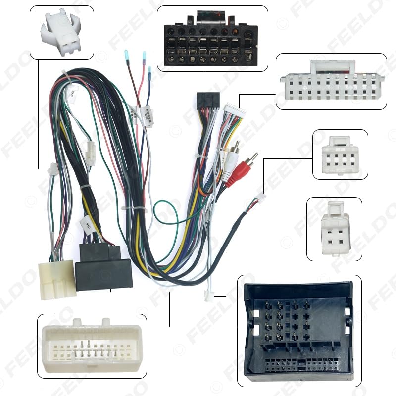 Car 16pin for Audio Wiring Harness with Canbus Box for Renault Koleos/Megane/Fluence Stereo Installation Wire Adapter - (Color Name: AB Cable-canbus Box)