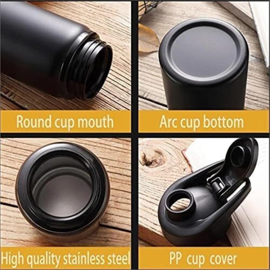 Borraccia Borraccia Sportiva Portatile in Acciaio Inossidabile Bevanda Dritta Bicicletta da Viaggio Bollitore Freddo Tazza Termica da Esterno Water Bottle(Blue)