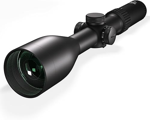 Aquilifer Mira telescópica HT 3-12x56/4-16x44, retícula iluminada roja, torretas MRAD 1/10, óptica de precisión de baja luz y largo alcance, alcance