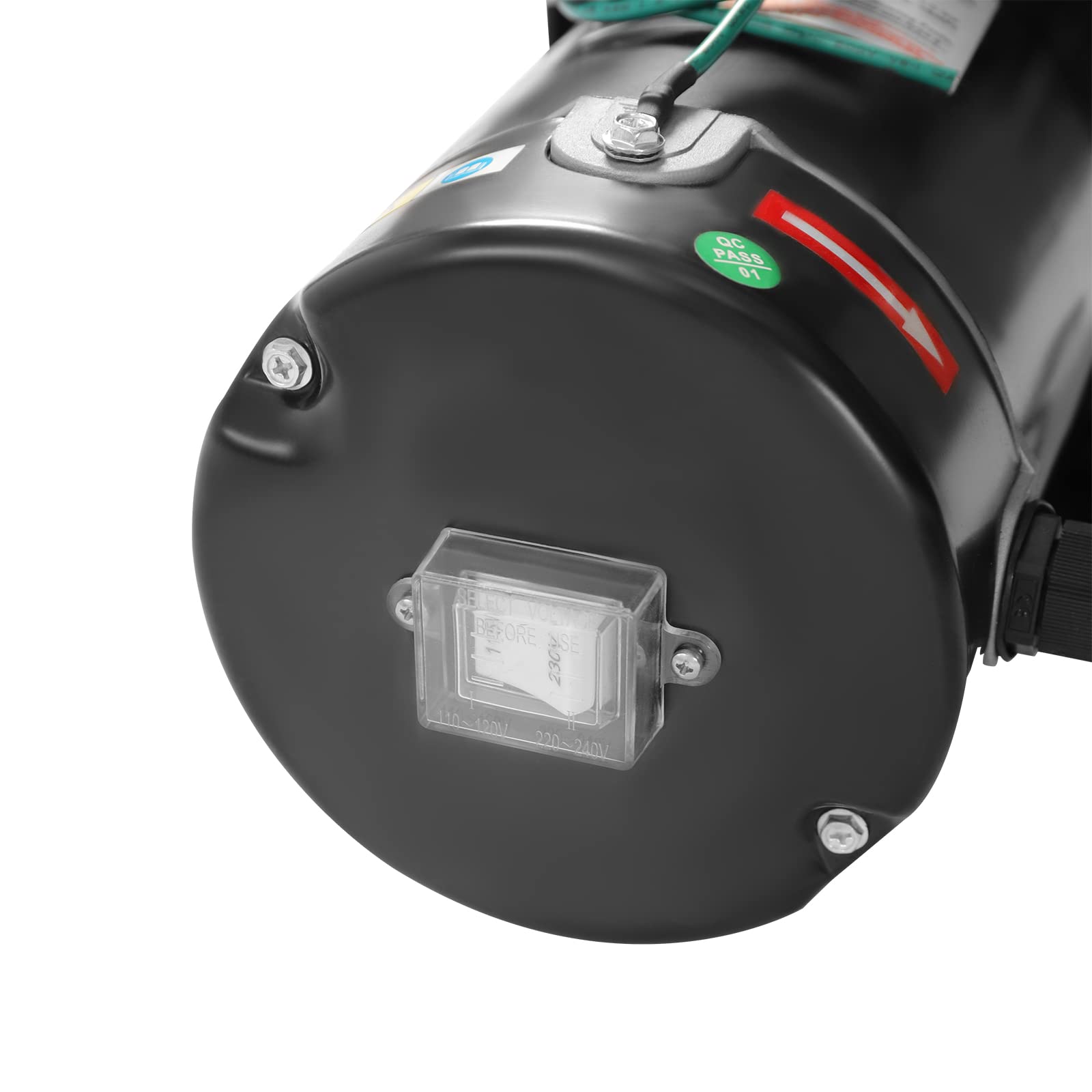 Bomba de Agua de Gasolina, Bomba de Agua Sucia, Bomba de Agua Bomba de Piscina eléctrica Potente de 1,5 HP, cebado de 110-120 V/220-240 V de Doble Voltaje en Piscina con 1/2"