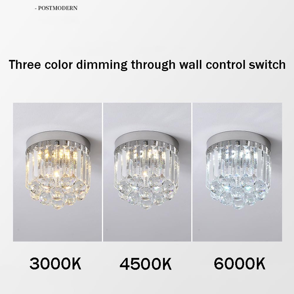Lámpara LED de techo de Cristal empotrada para armario, pasillo pequeño, 10 W, regulable, Cerca de accesorios, entrada Moderna para cocina, baño, Porche, fabricada en China.