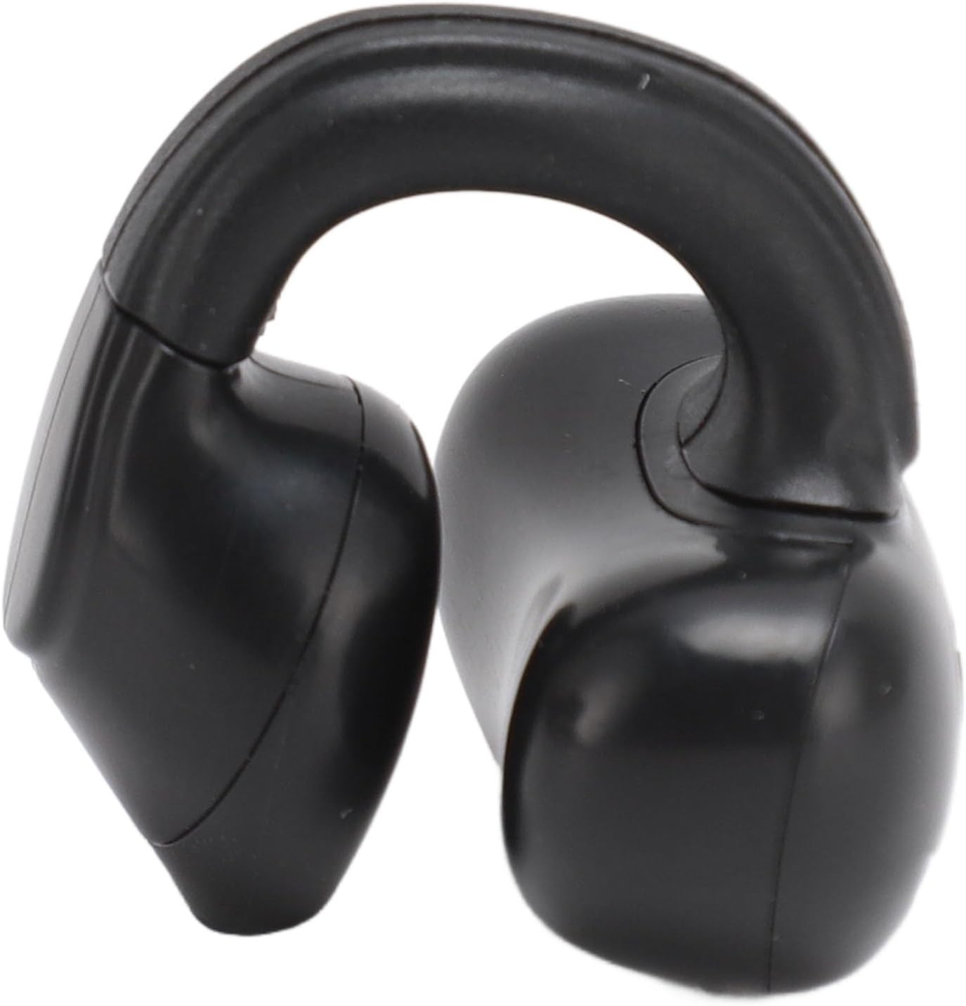Sanpyl Single Ear Ear Clip Earbuds, V5.3 Non in Ear Earphones, Ear Bud Clip On Earbud Open Ear Headphone, Ear Clip Bone Conducting Induction Earphone, Business Sports Headset