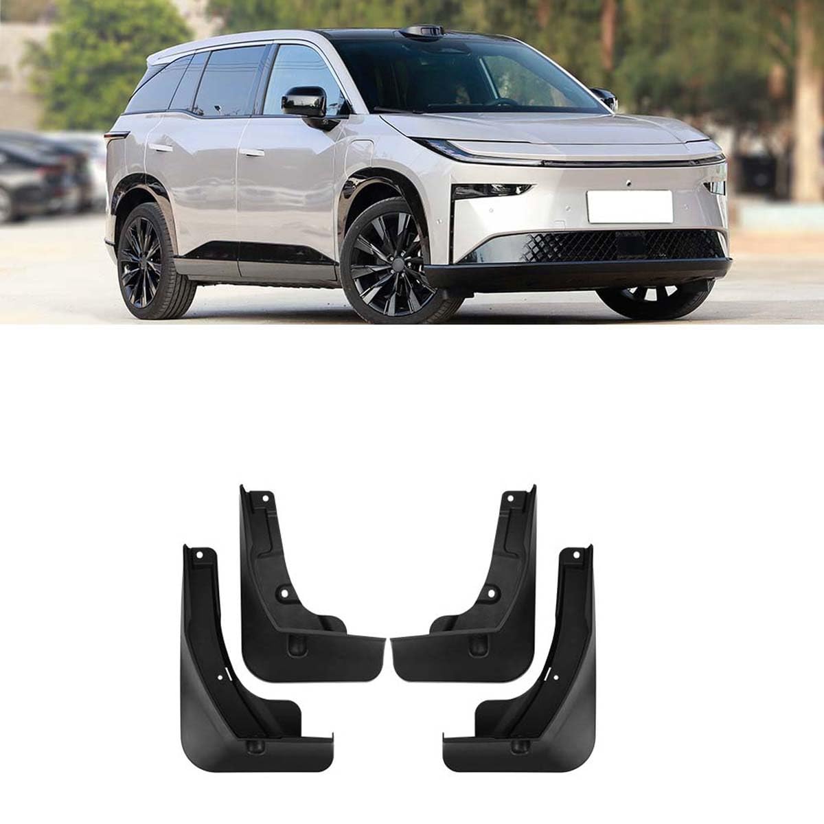 Car mud flaps,Compatible with Toyota BZ3X 2025,Car exterior accessories