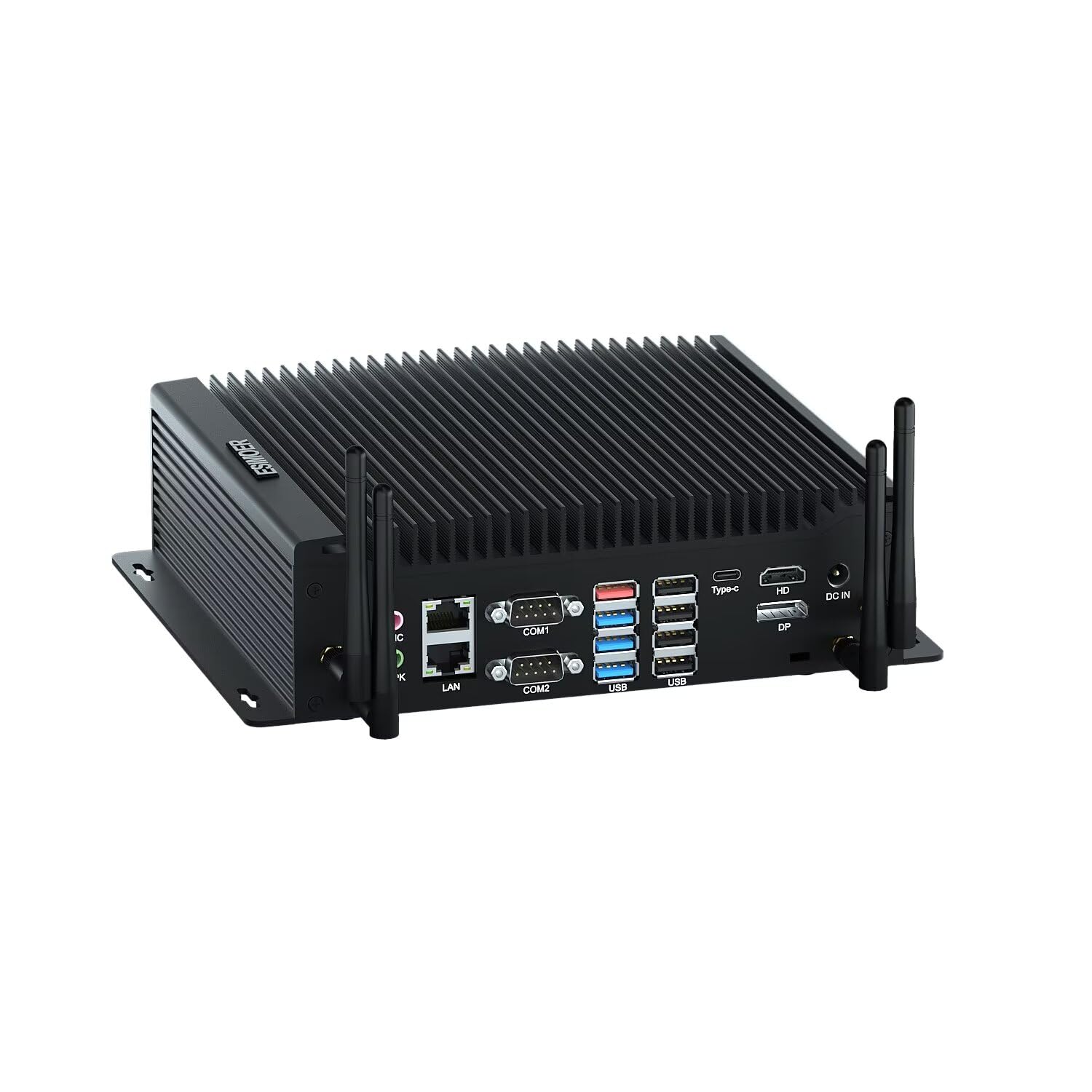 Industrial PC Fanless PC Core i7 10610U, 16GB RAM 512GB M.2 SSD Dual Ethernet, 6 x RS232/RS485 COM HD DP Type-C 4K Triple Display, 8 x USB, GPIO, Dual Band WiFi, BT4 2-image-33