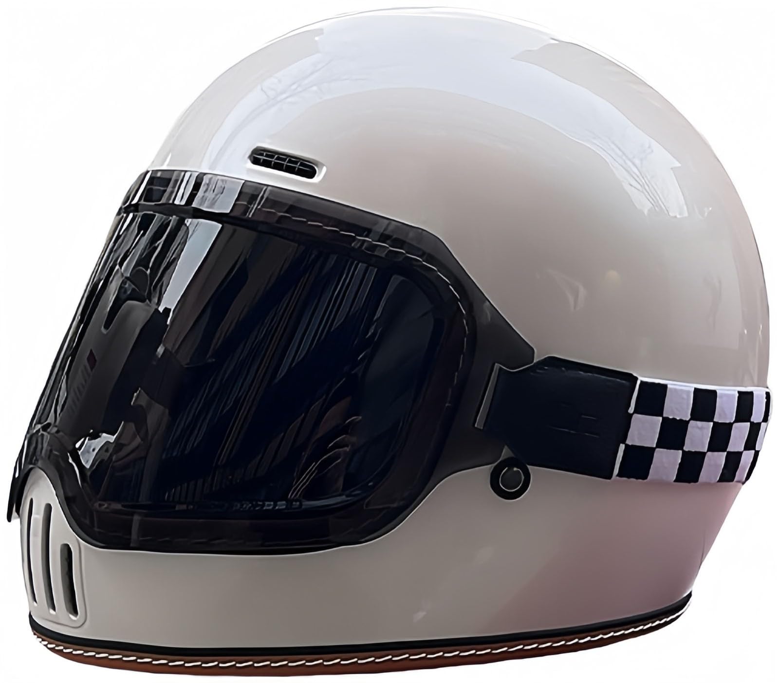 Casco integral retro B0D49QR5CJ