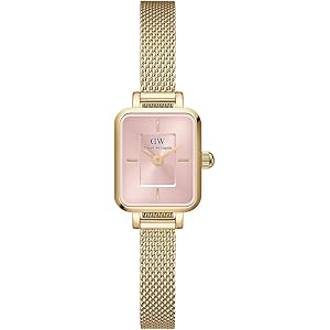 ダニエルウェリントン Quadro Mini Melrose Blush Quadro mini-blush square dial watch for women | DW