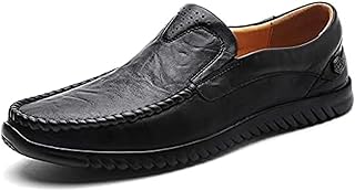 [DOZOGU] ドライビングシューズ メンズ ローファー スリッポン 牛革 会社 レザー ラウンドトゥ モカシン ビジネスシューズ 無地 ビジネ 耐久性 登山 普段 トレンド 防滑 秋 通気性 立ち仕事 春 ウォーキング 夏 散歩