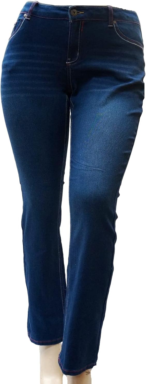 Jack David /Rock & Stone Women’s Plus Size Stretch Premium Blue Black Denim Jeans Slim Bootcut Skinny Pants