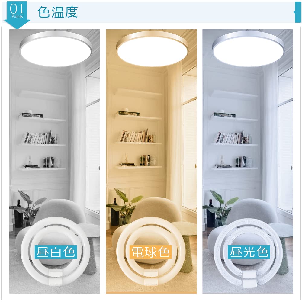 Amazon | LED丸形蛍光灯 円型蛍光灯 30+40形セット グロー式 工事不要